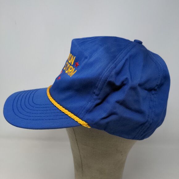 The Executive Line Mens Snapback Trucker Hat Blue Vintage Operation Desert Storm - Picture 5 of 11